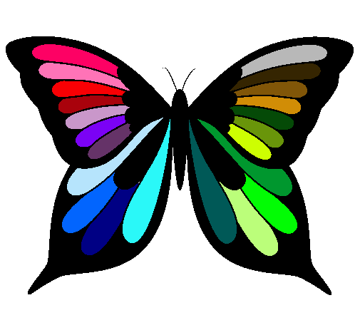 Dibujo Mariposa pintado por NADIN