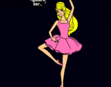 Dibujo Barbie bailarina de ballet pintado por jechu