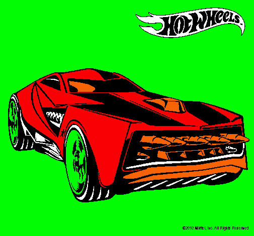 Dibujo Hot Wheels 12 pintado por mihai