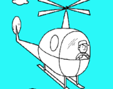Dibujo Helicóptero pintado por nasar