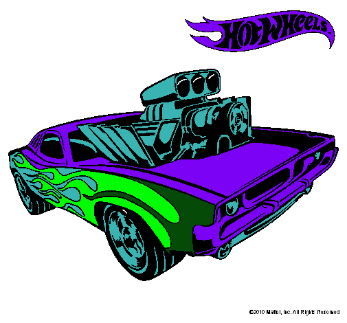 Dibujo Hot Wheels 11 pintado por meliverdun