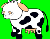 Dibujo Vaca pensativa pintado por martormat