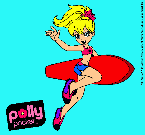 Dibujo Polly Pocket 3 pintado por marielis