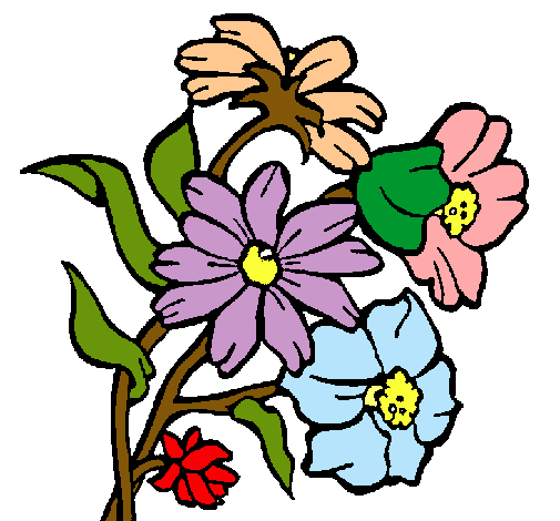 Dibujo Flores pintado por wilmarie