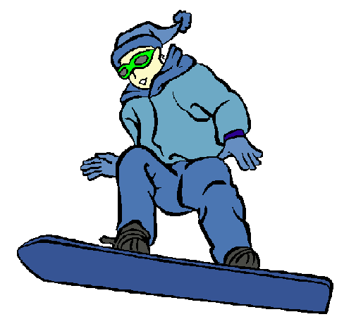Dibujo Snowboard pintado por Annyttta