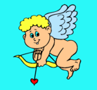 Dibujo Cupido pintado por cupiiiii