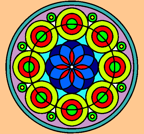 Dibujo Mandala 35 pintado por erneschiva