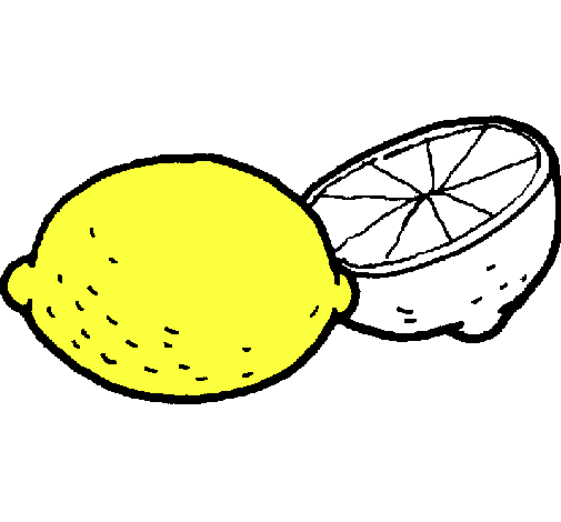 Dibujo limón pintado por Annyttta
