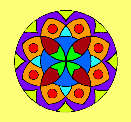 Dibujo Mandala 13 pintado por erneschiva