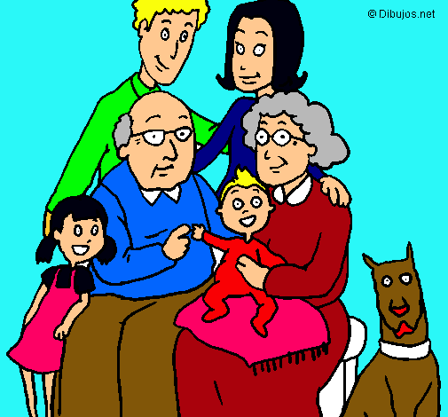 Dibujo Familia pintado por yiniva