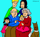 Dibujo Familia pintado por yiniva