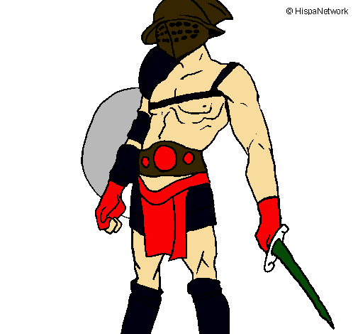 Dibujo Gladiador pintado por fernando23