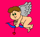 Dibujo Cupido pintado por mghmjcytijbh
