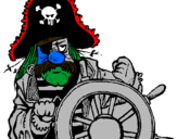 Dibujo Capitán pirata pintado por gttgtuuopjy