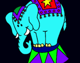 Dibujo Elefante actuando pintado por YoooRocio