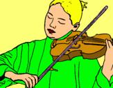 Dibujo Violinista pintado por Albert_M