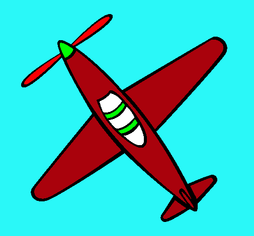 Dibujo Avión III pintado por GUILLE8