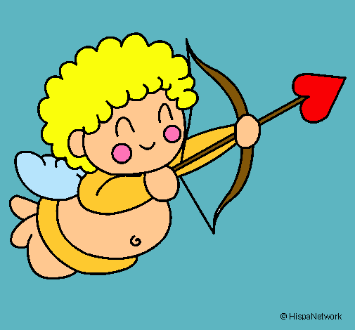 Dibujo Cupido pintado por SAMUSS