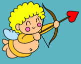 Dibujo Cupido pintado por SAMUSS