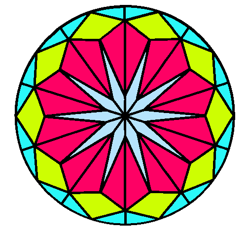 Dibujo Mandala 42 pintado por soliin