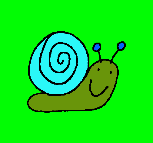 Dibujo Caracol 4 pintado por nachosarmi