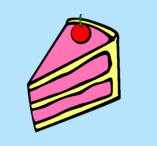 Dibujo Pastel de manzana pintado por BlackBerry