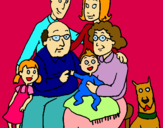 Dibujo Familia pintado por Zowiiin