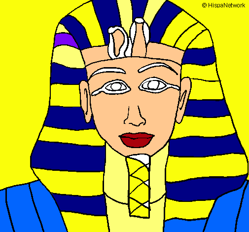 Dibujo Tutankamon pintado por Rakky
