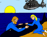 Dibujo Rescate ballena pintado por sofia34ha2