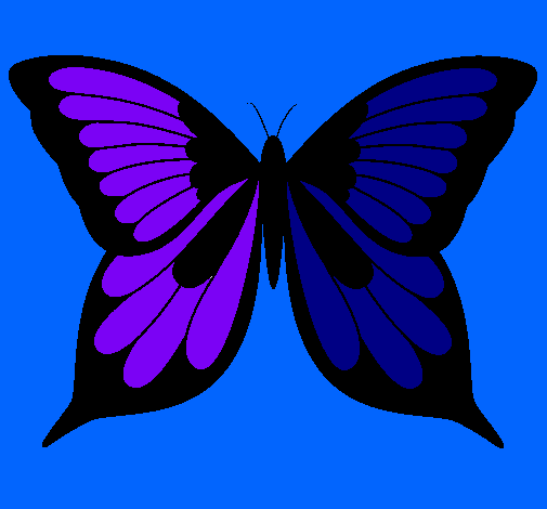 Dibujo Mariposa 8 pintado por catalt
