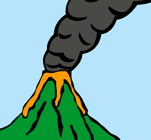Dibujo Volcán pintado por Sergi91