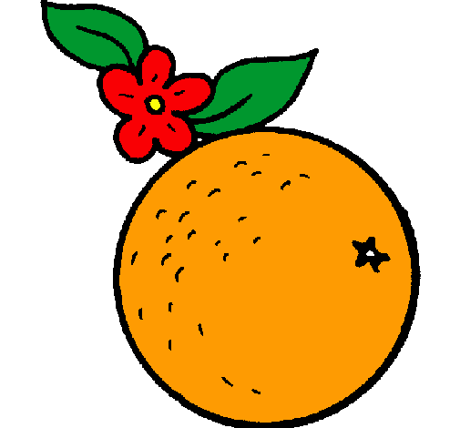 Dibujo naranja pintado por Miiku