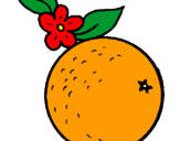 Dibujo naranja pintado por Miiku