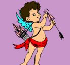 Dibujo Cupido pintado por hgftggh