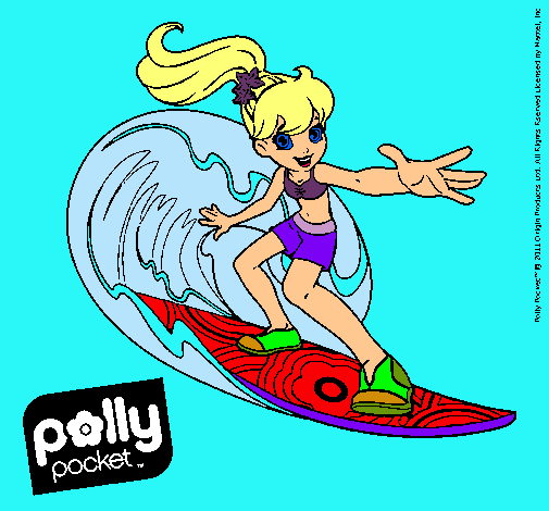 Dibujo Polly Pocket 4 pintado por mamikla