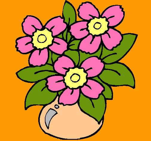 Dibujo Jarrón de flores pintado por Marijo_