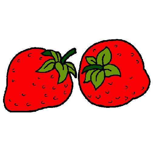 Dibujo fresas pintado por taimi