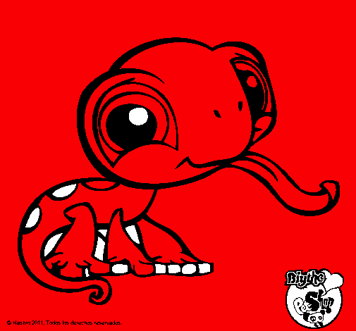 Dibujo Lagarto Littlest Pet Shop pintado por joseph812