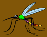 Dibujo Mosquito pintado por ailenbetsa8