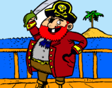 Dibujo Pirata a bordo pintado por XAMALUAP