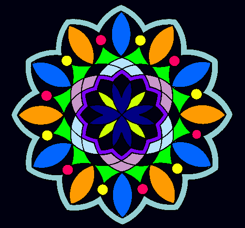 Dibujo Mandala 20 pintado por ainoabff