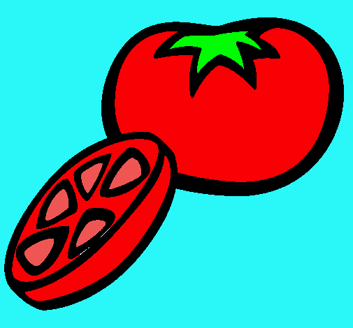 Dibujo Tomate pintado por Florenica