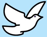 Dibujo Paloma de la paz pintado por jennitha