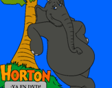 Dibujo Horton pintado por AZPP