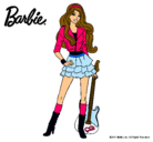 Dibujo Barbie rockera pintado por bnhhgcy