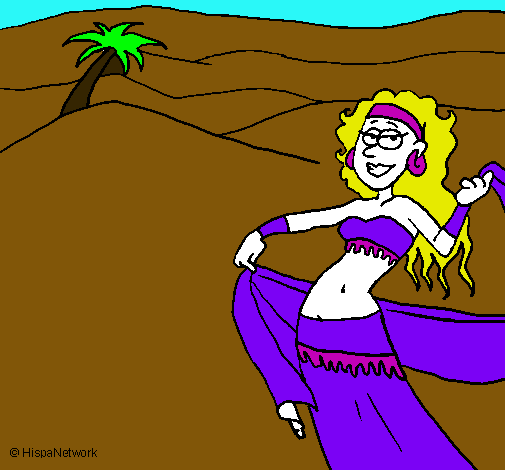 Dibujo Sahara pintado por nayua