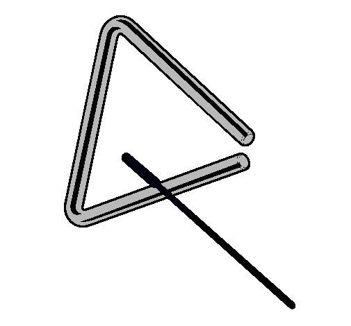 Dibujo Triángulo pintado por nach