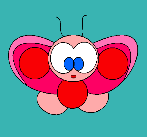 Dibujo Mariposa 2 pintado por xeila