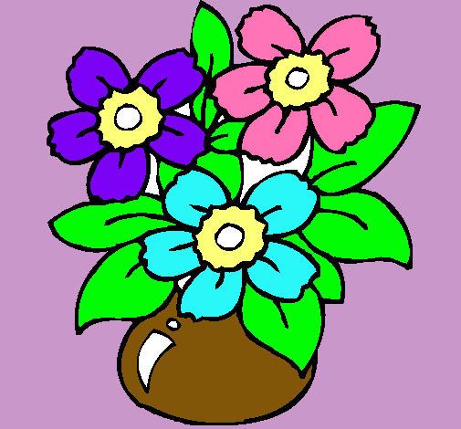 Dibujo Jarrón de flores pintado por Melissa00