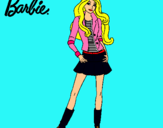 Dibujo Barbie juvenil pintado por micselys